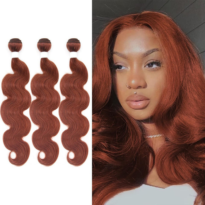 HJ Weave Beauty #33 Colored Virgin Hair Body Wave Bundle Deal