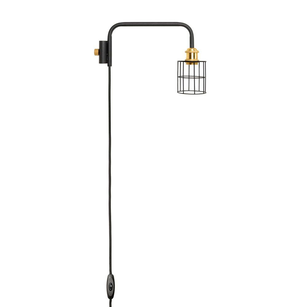 LampArmS+WireShade SET Black SET-LampSW-BK