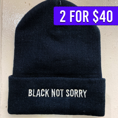 Detroit Embroidered Beanie – Not Sorry Goods