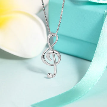 tiffany musical note necklace