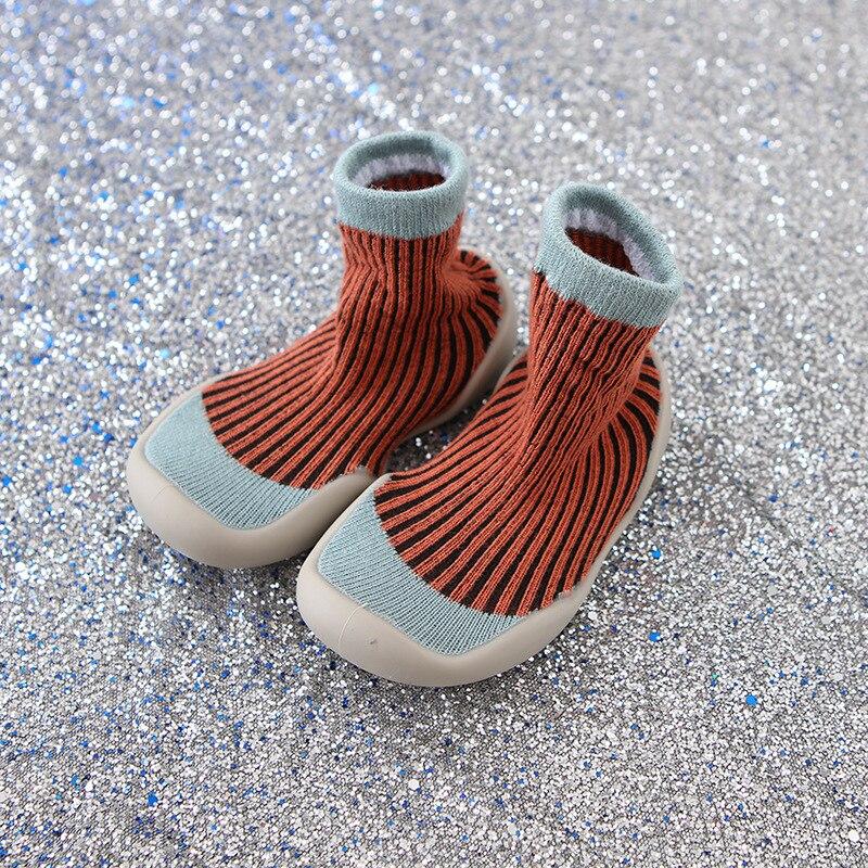 Unisex Kids Knitted Rubber Antislip Soft Sole Sock Shoes Tyche Ace