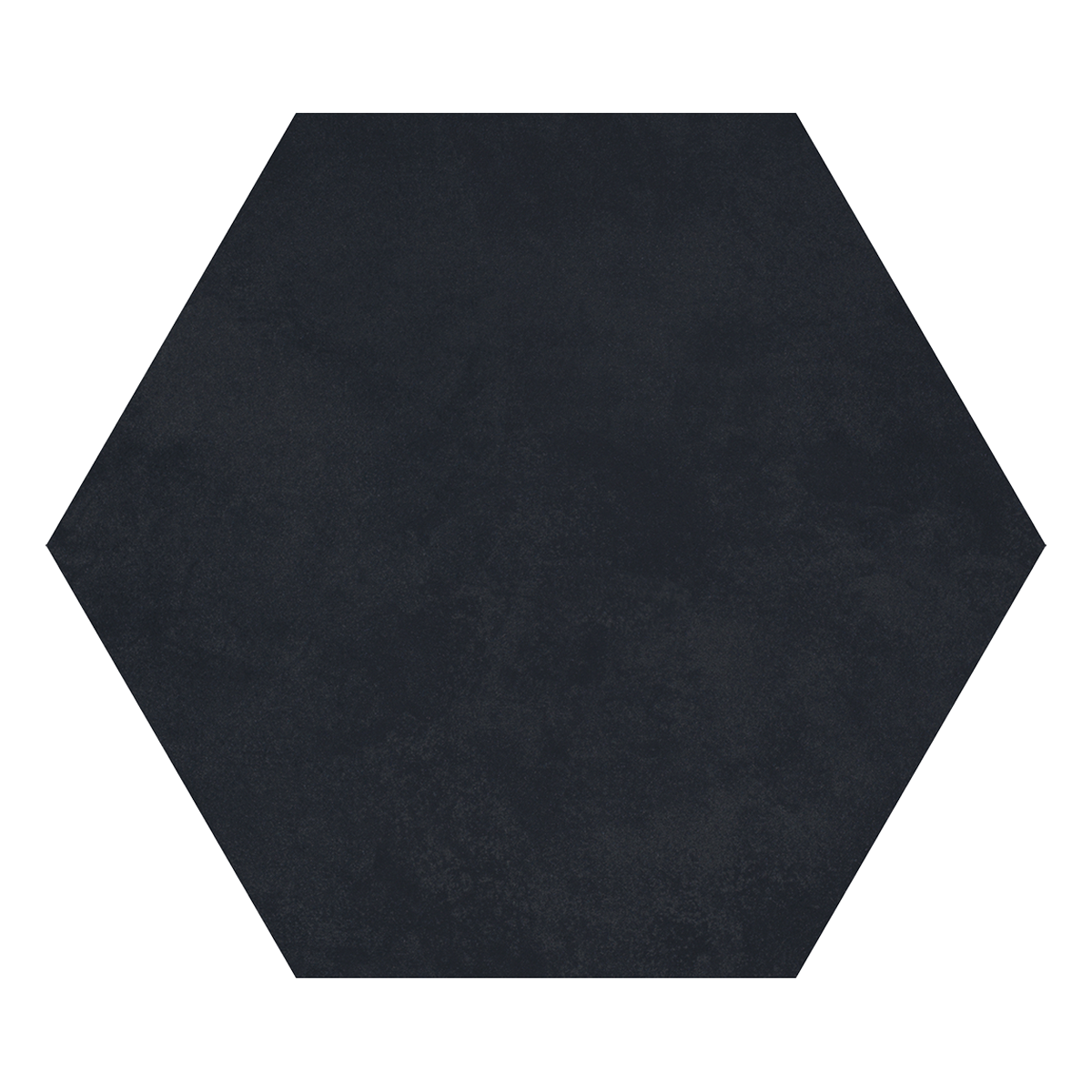 Charcoal 9x10 Hexagon Matte Porcelain Tile 6495