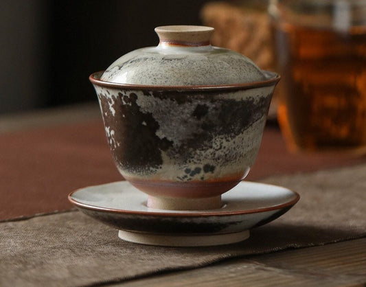 Handmade Ceramic Gaiwan Tea Set - Gohobi