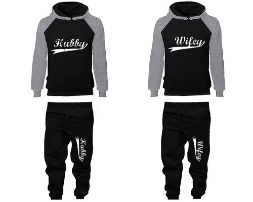 Mickey and Minnie Hoodie and Sweatpants 4 Pcs Sets for Couples. – CaliWeston