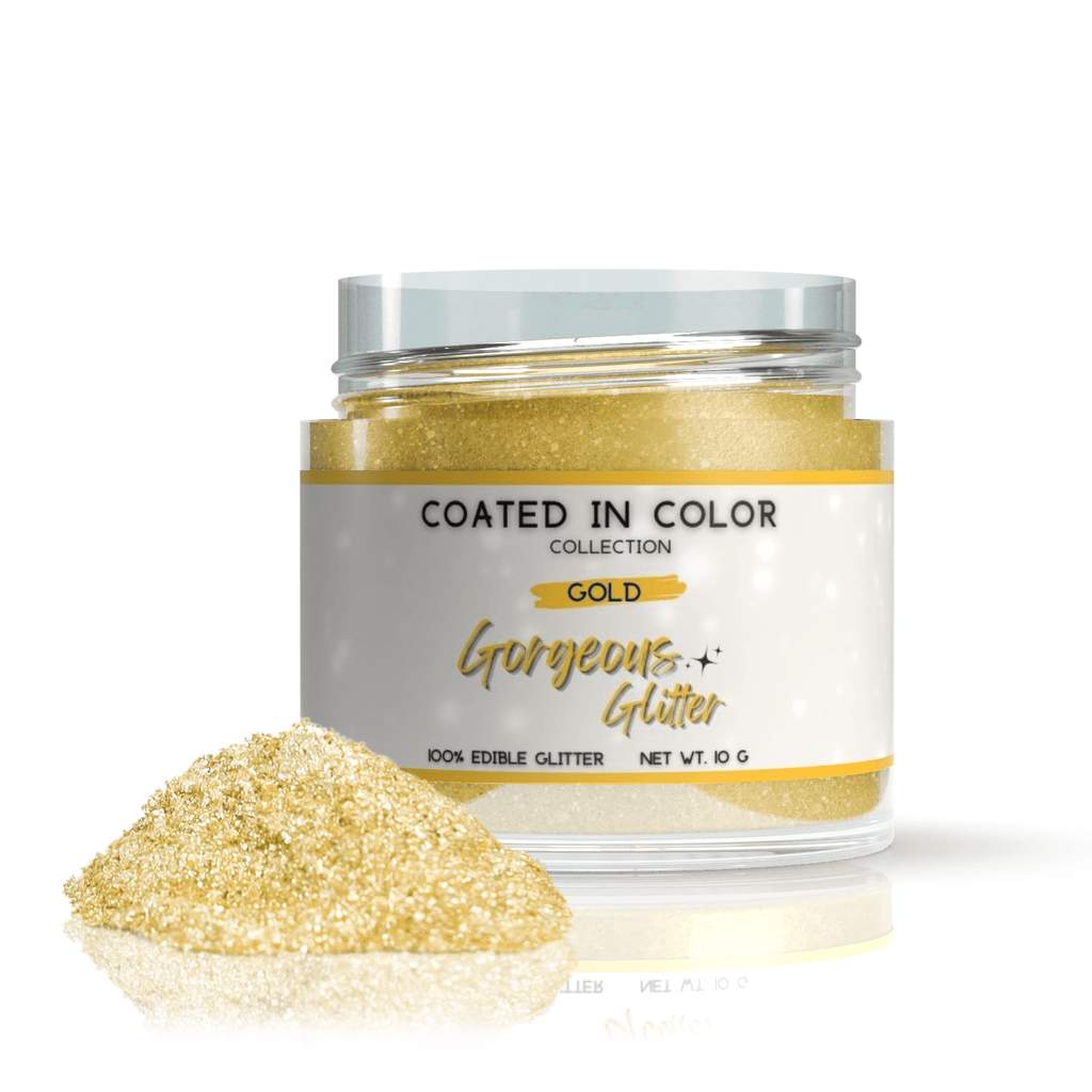 Bright Gold Dazzle Dust - Edible Glitter – Shop Frosted Pearl