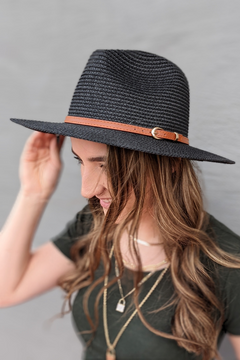 Summer Fun Fedora - Black