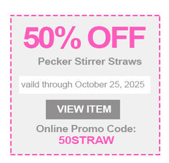 50% Off Bachelorette Straws