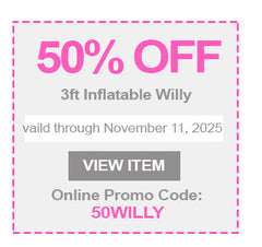 50% off Inflatable Bachelorette Willy