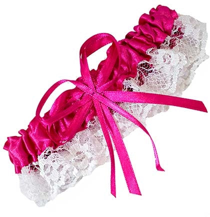 Pink Glam Bride Black Thong & Mask with Pink Handcuffs - 3pc