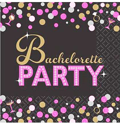 Bachelorette Party Night - Printed Cocktail Napkins | The House of ...