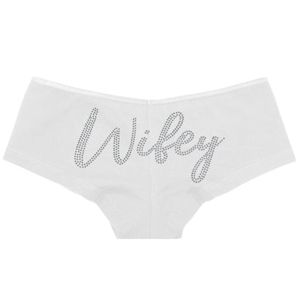 Personalized Mrs. Underwear, Coconut White, off White Bridal Lingerie, Bride  Panties Honeymoon Thong, Gift for the Groom, Bachelorette Party 