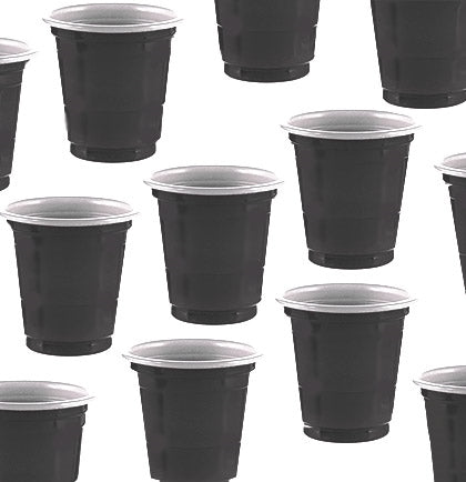 Black Mini Solo Cup Shot Glasses - Party Time, Inc.