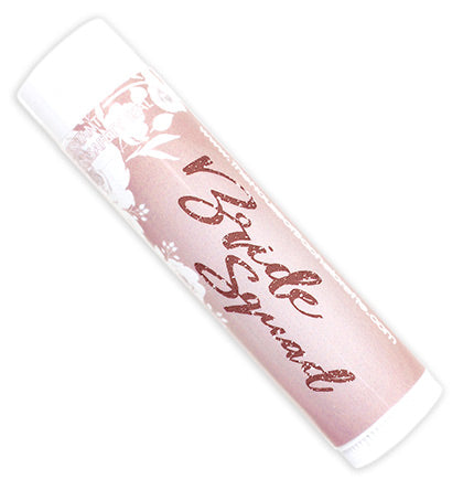 Pink Peony Floral Bride + Bride's Babe Lip Balm Favors for