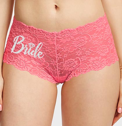 Bride Panties - Bachelorette Party Bride Gifts - Lingerie Gift for