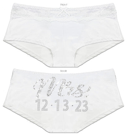 To Have & To Hold Cheeky Panty, Bride Underwear