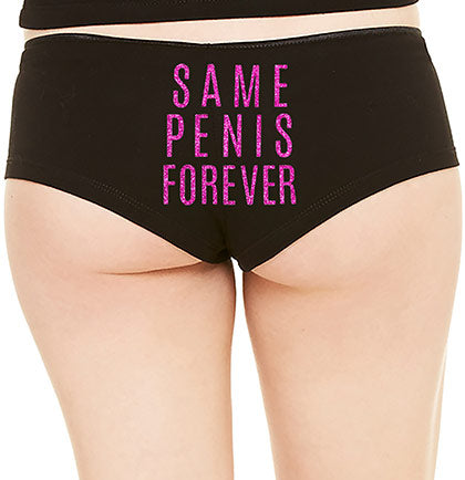 Rose Gold Same Penis Forever Cheeky Panty