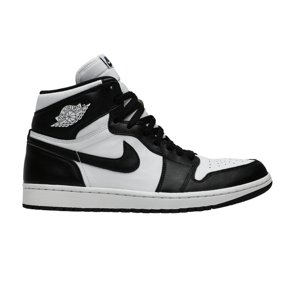 black and white jordans high