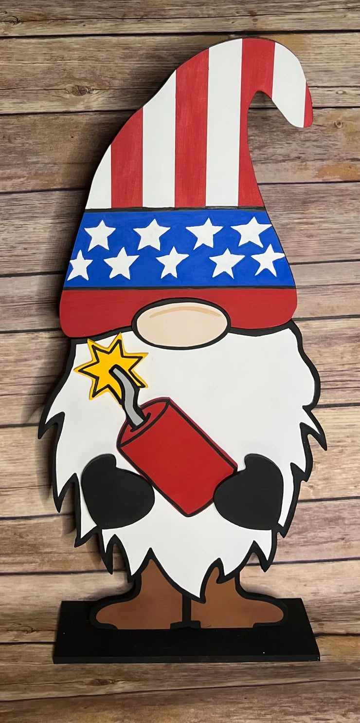 Gnome Hat and Interchangeable DIY Kit - Firecracker