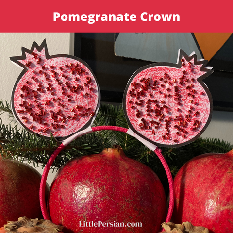 Yalda Pomegranate Crown Craft
