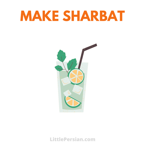 how to make sharbat