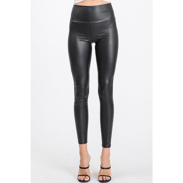 Chic Faux Leather Leggings