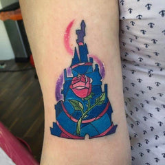 Tatouage Chateau la Belle et la Bête