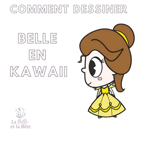 Comment dessiner Belle en kawaii