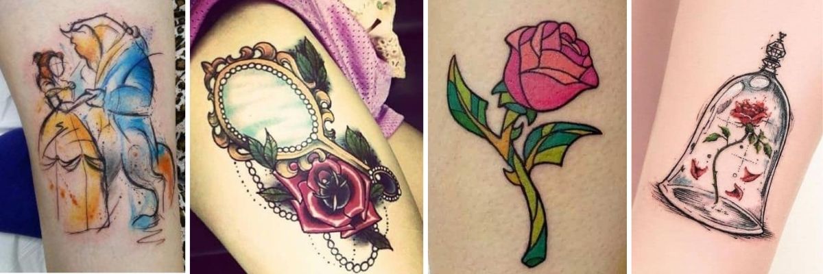 meilleurs Tatouage la Belle et la Bête