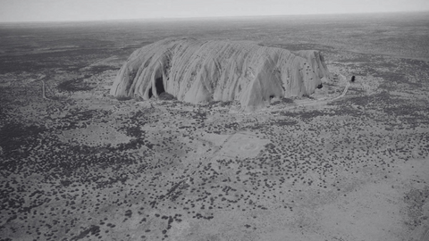 View of Uluru from the Horizon