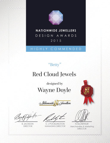 Nationwide Jewellers Design Awards - 2015: Highly Commended - Pendant "Betty"