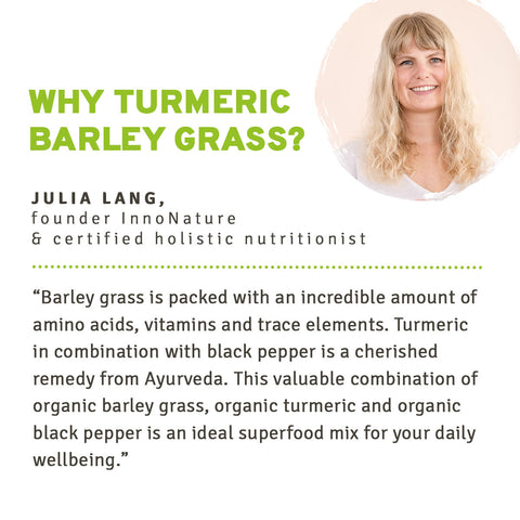 Health Claims Turmeric Barley Grass Mix