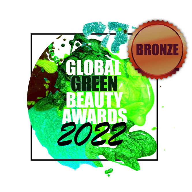 global green beauty awards 2022 badge