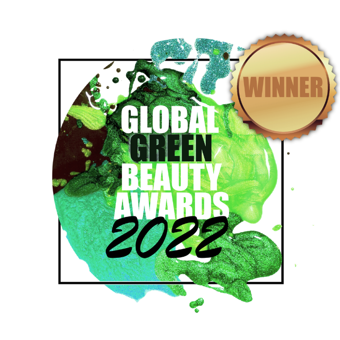global green beauty awards 2022 badge