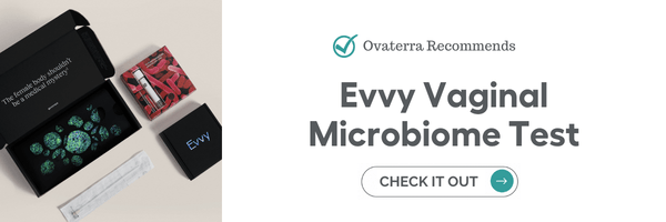 Ovaterra recommends Evvy Vaginal Microbiome Test