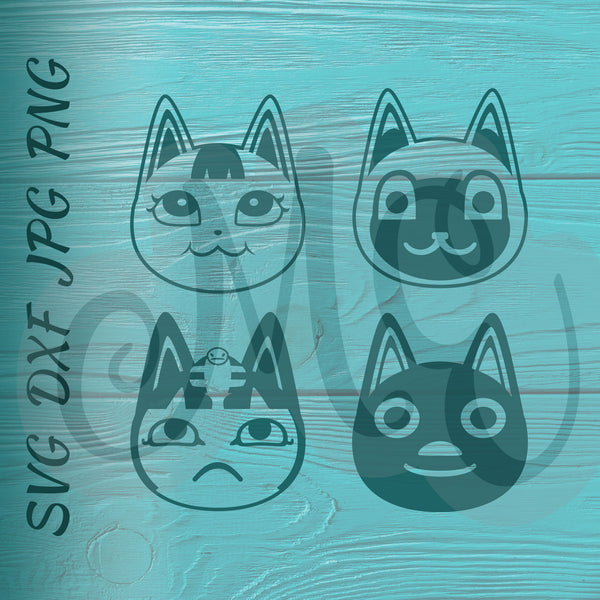 Download Cat Bundle Animal Crossing Svg Dxf Meggie S Effort