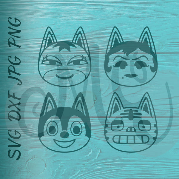 Download Cat Bundle Animal Crossing Svg Dxf Meggie S Effort