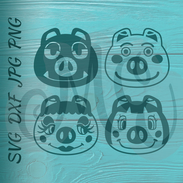 Pascal & Scallop  Animal Crossing SVG, DXF – Meggie's Effort