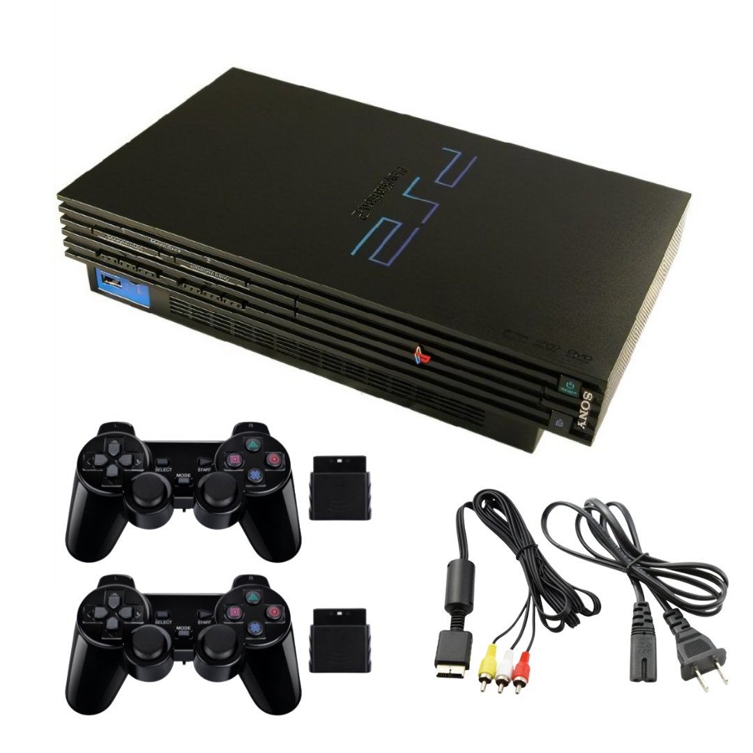 Sony Playstation 2 Midnight Black LIMITED EDITION – RetroPixl