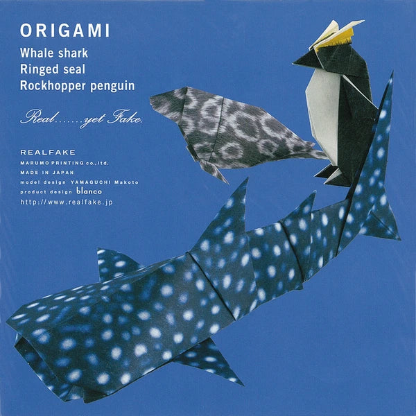 RealFake Ocean Origami | Whale Shark, Rockhopper Penguin, Ringed Seal