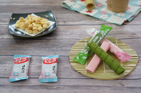 sake japanese snacks