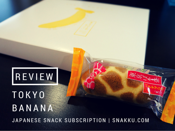 Snakku Tokyo Banana Japanese snack review