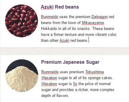 quality Japanese snack ingredients