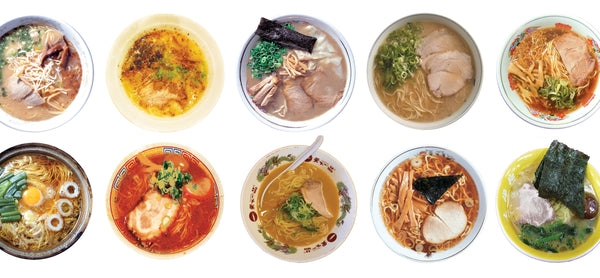 different types of ramen