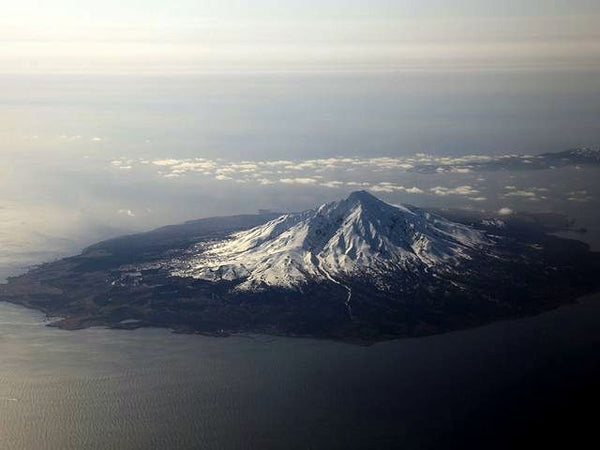 Rishiri Island floating volcano Japan