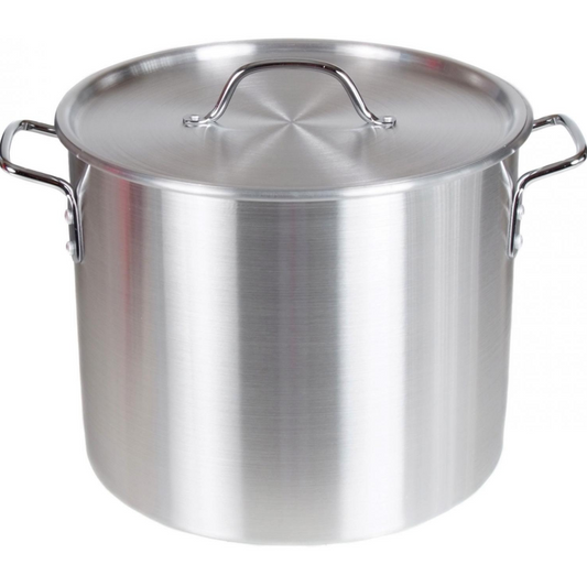 Aluminum Boiling Pot with Basket & Lid - Assorted Sizes - Metal Fusion, Inc.
