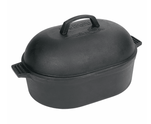  Magnaware Cast Aluminum Dutch Oven - Oval Dutch Oven Pot with  Lid for Families and Parties - Lightweight Cajun Cookware with Ideal Heat  Distribution - Oval Roaster Pan with Lid 