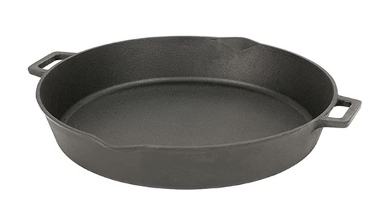 Sur La Table Cast Iron Oyster Pan, 12 Cavity, Black