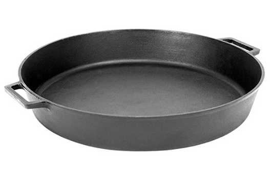  Outset 76225 Cast Iron Oyster Grill Pan, 12 Cavities