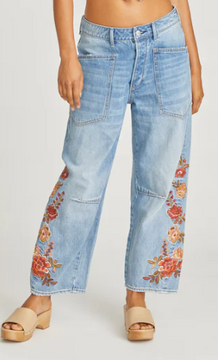 Driftwood Barbara Maui Punch Embroidered Jeans