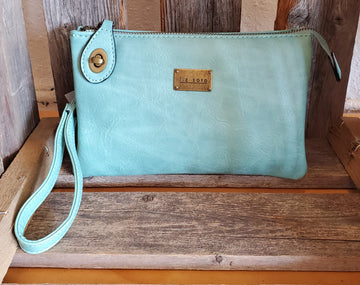 Ella Crossbody/Wristlet - Turquoise